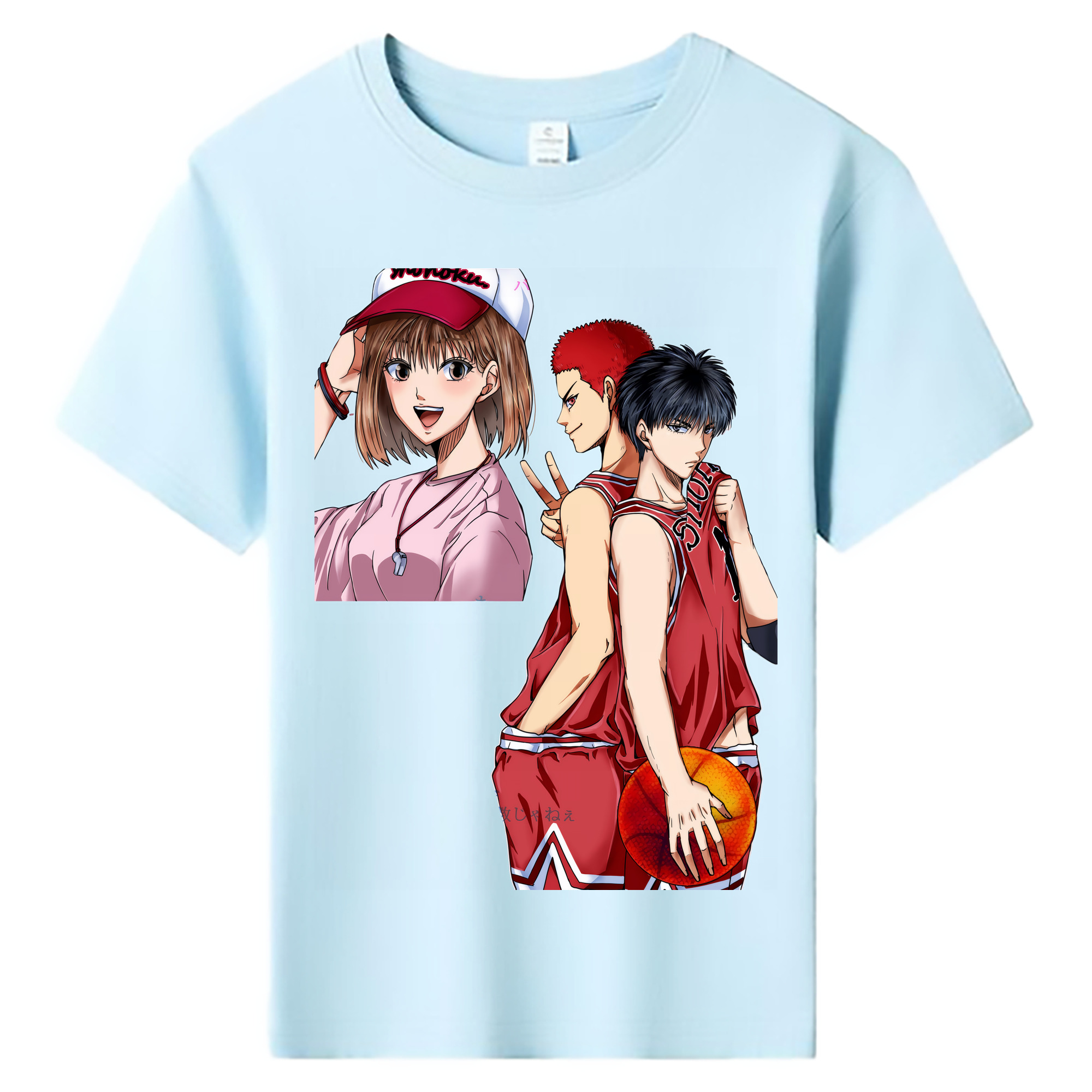 （画像用） SLAM DUNK／スラムダンク 綿100％キッズTシャツ（フロントプリント）